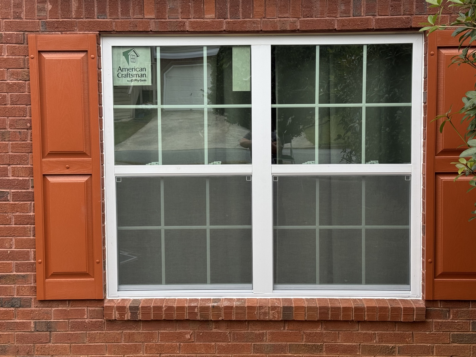 Repaired residential window
